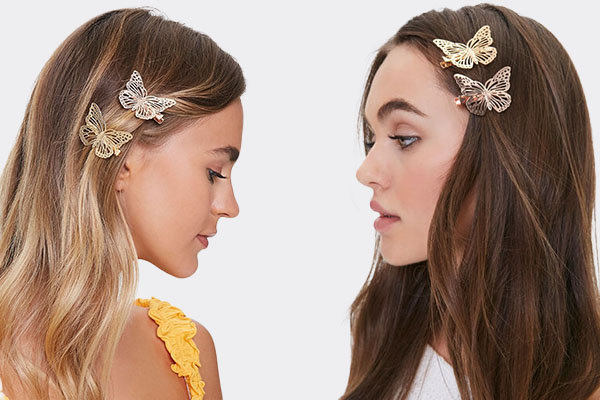 Butterfly hair clip