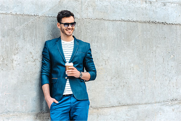 Casual cocktail attire for men