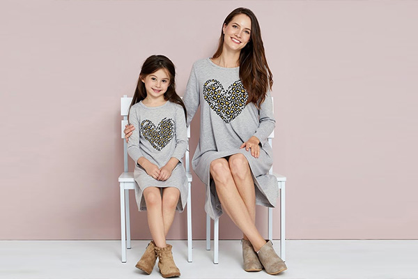 Mommy and me valentine outfits