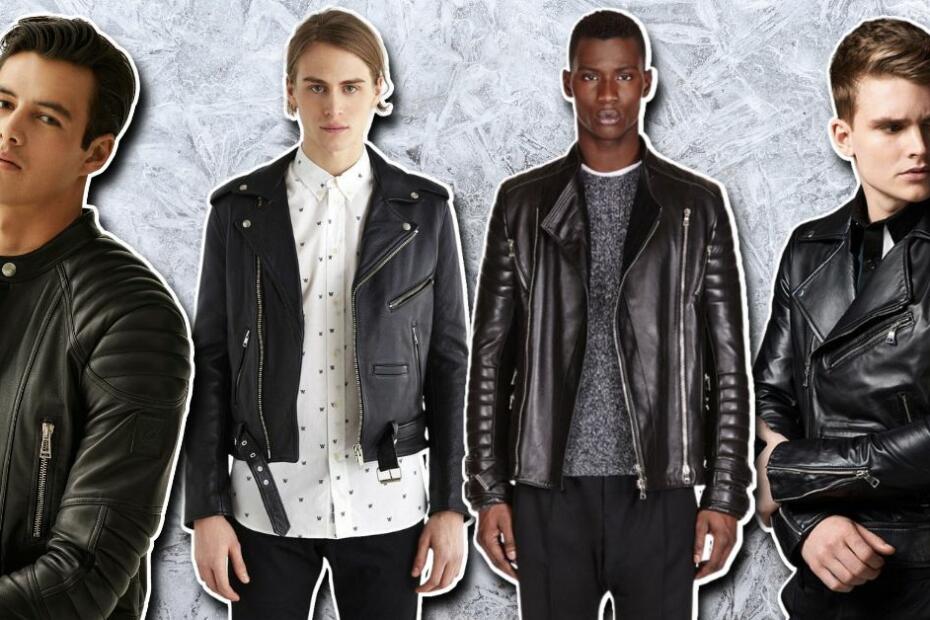 How to Wear Leather Jacket Men