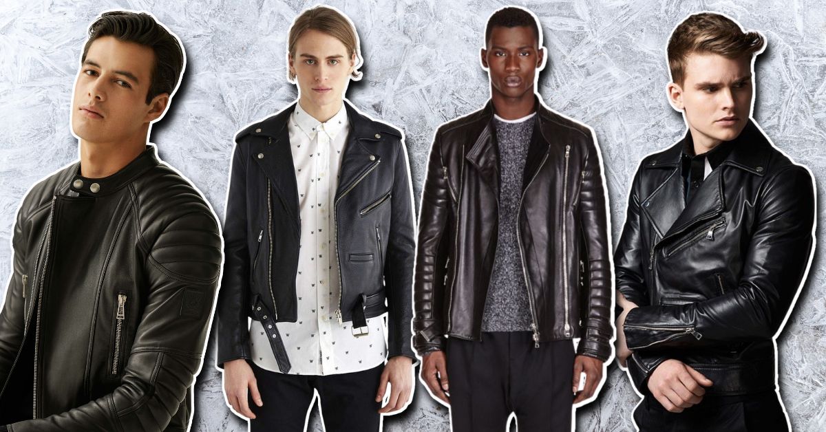 How to Wear Leather Jacket Men
