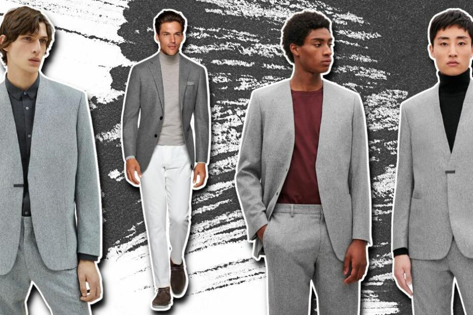How to Wear a Grey Blazer