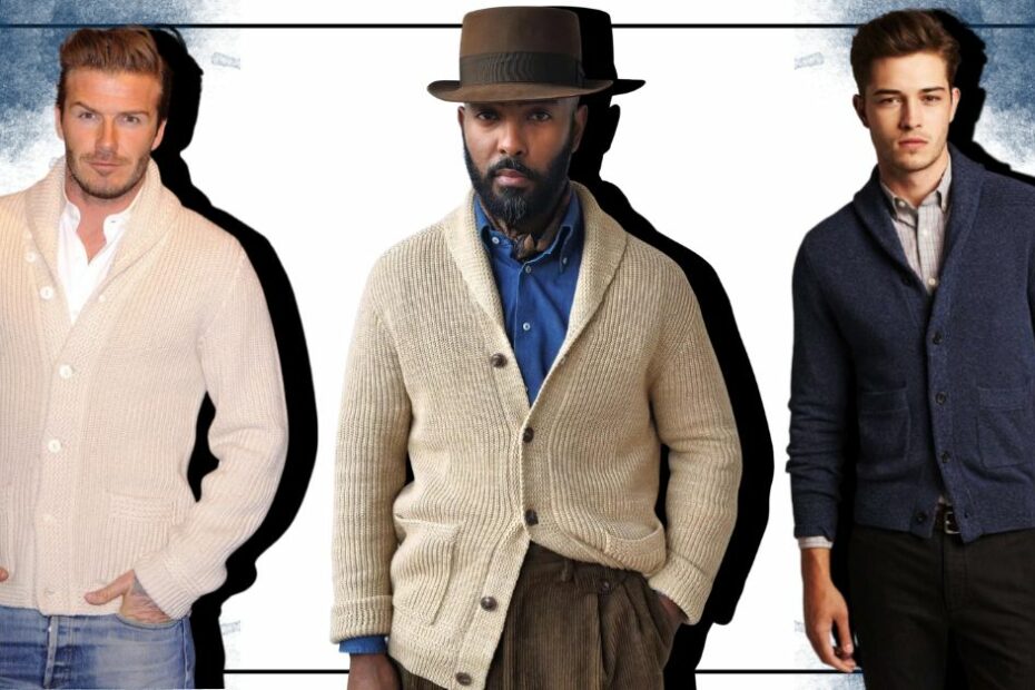 how to wear a cardigan men