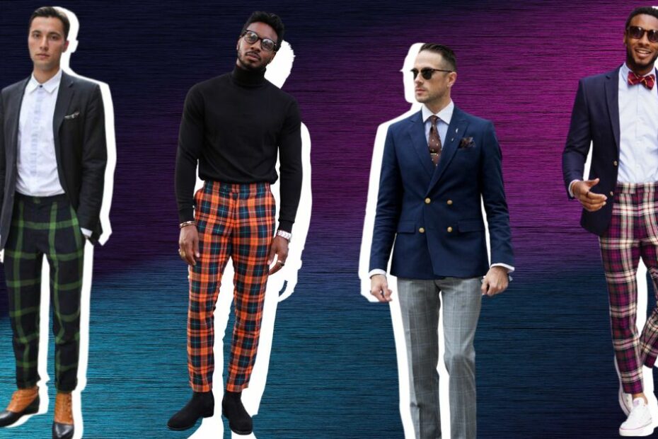 what to wear with plaid pants