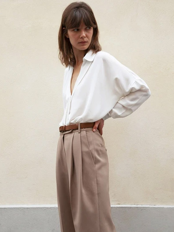 High Waisted Classic Trousers