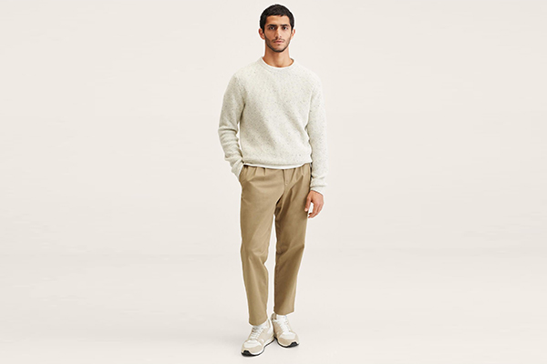 White shoes with khaki clearance pants