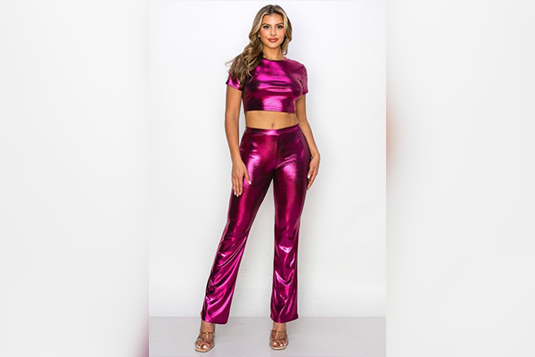 Metallic Pink Barbie Two-Piece 