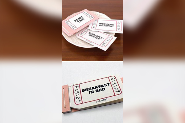 Anniversary Gifts For Him: Customized Love Coupon Book