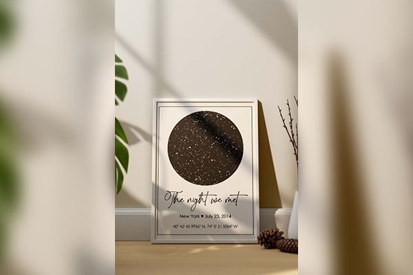 Anniversary Gifts For Him: Personalized Star Map