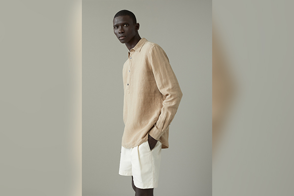 Wrinkle-Resistant Linen Shirt