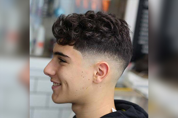 Curly Fringe Undercut