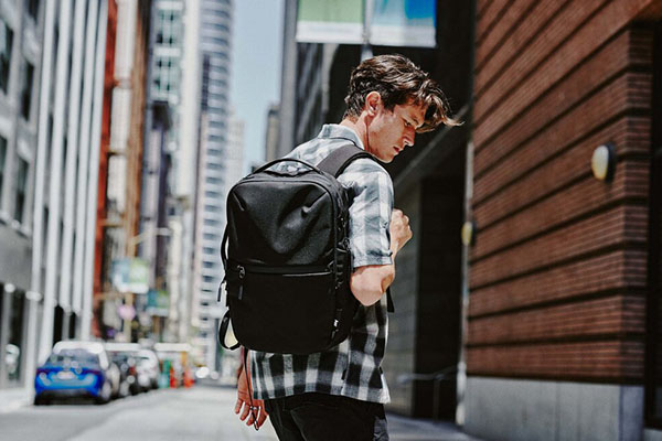 A Black Backpack