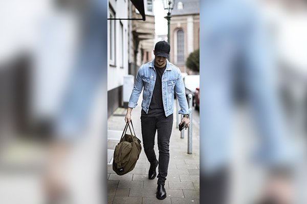 T-Shirt And Denim Jacket