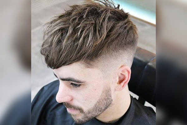 Caesar Haircut With Undercut