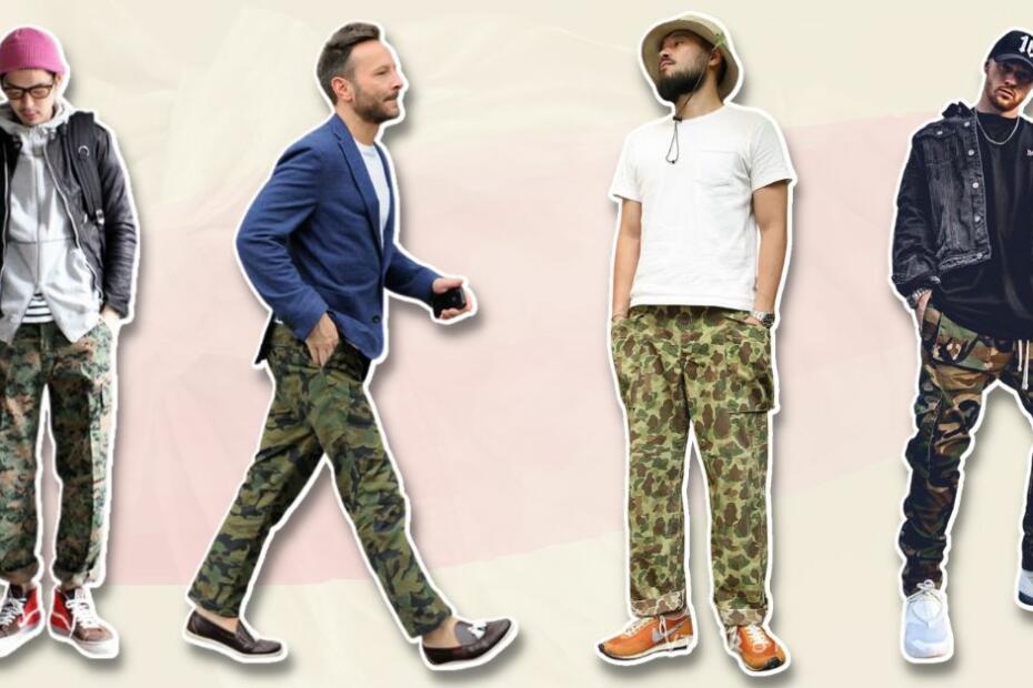 what to wear with camo pants for mens