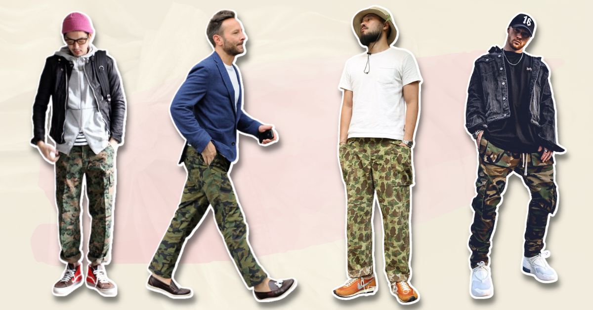 what to wear with camo pants for mens