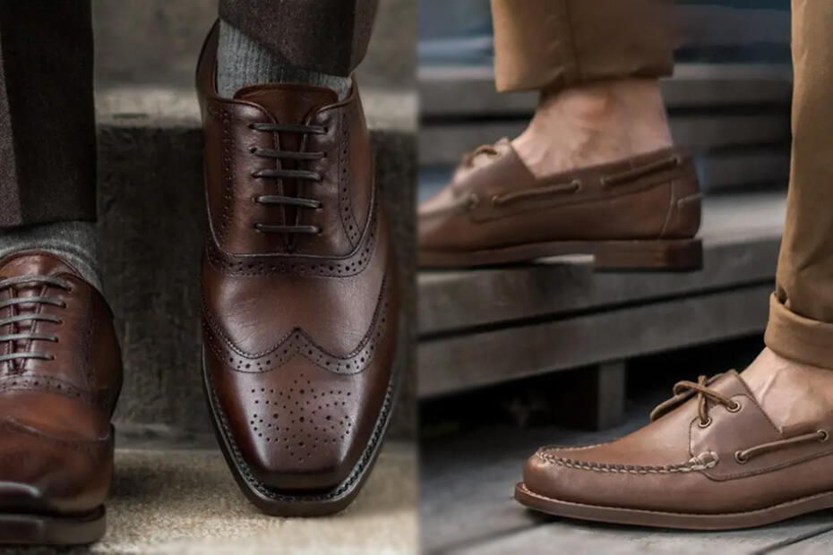Brown shoes with brown pants